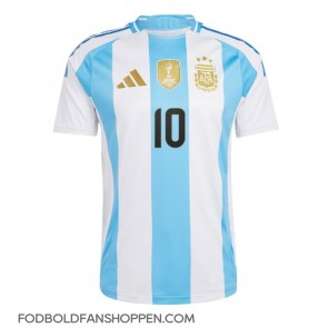 Argentina Lionel Messi #10 Hjemmebanetrøje Copa America 2024 Kortærmet